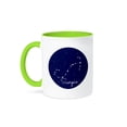 thumbnail image 1 of 3drose, Image of Scorpio, 15oz Two-tone Green Mug, 1 of 6