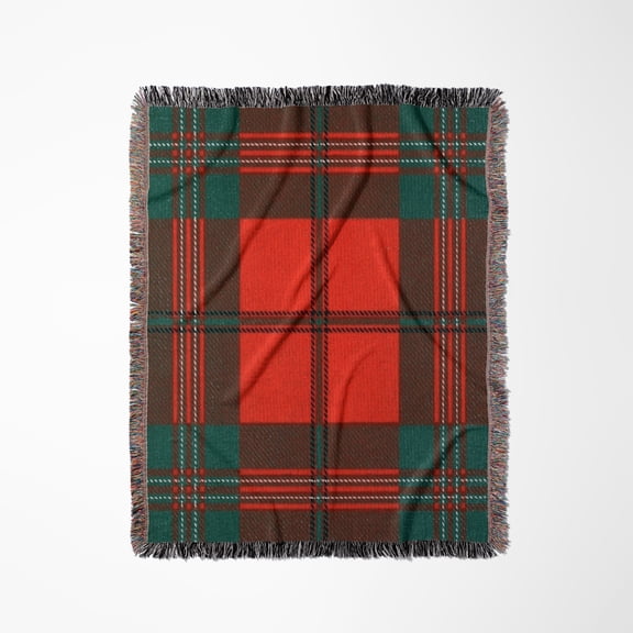 Image Of Scott Clan Kilt Scottish Tartan Plaid Pattern, Woven Blanket