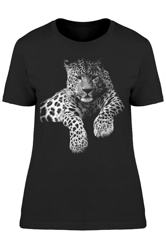 Image Of Snow Leopard Lying T-Shirt Women -Image by Shutterstock, Female Small