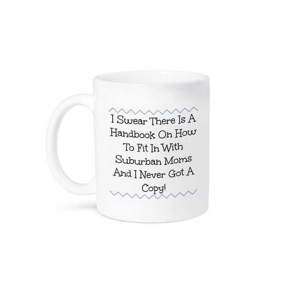 3drose, Image of Suburban Handbook for Moms, 11oz Mug