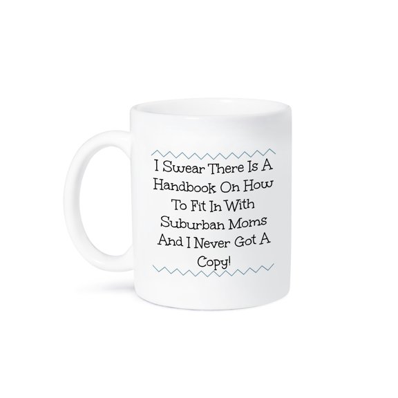 3drose, Image of Suburban Handbook for Moms, 15oz Mug