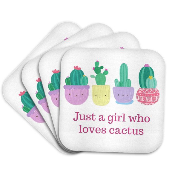 3drose, Image of Waves with Text of Waves, Set of 4 Coasters - Soft