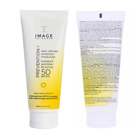 Image Skin Care Moisturizer, SPF 50, 3.2 Oz