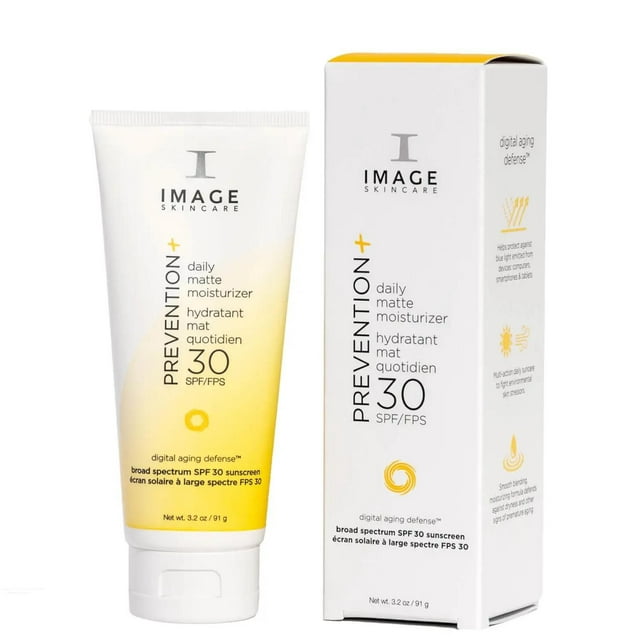 Image Skincare Prevention Plus Daily Matte Moisturizer Broad Spectrum SPF 30 Sunscreen 3.2 oz
