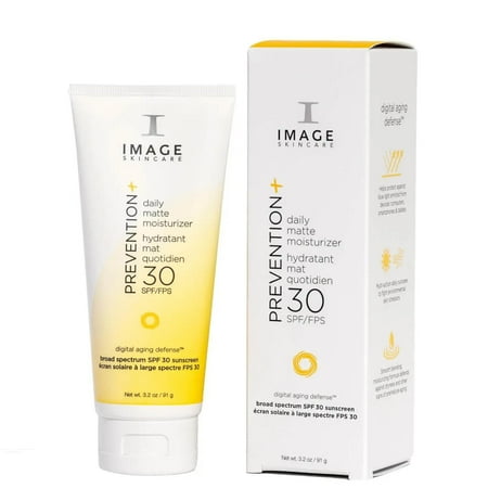Image Skincare Prevention Plus Daily Matte Moisturizer Broad Spectrum SPF 30 Sunscreen 3.2 oz