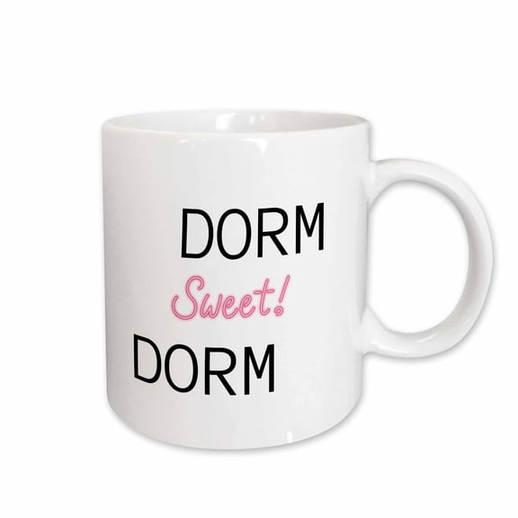 3drose, Image Text Dorm Sweet Dorm, 11oz Mug