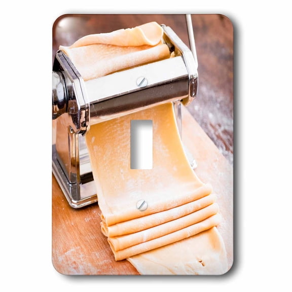 3dRose, Image of a Pasta machine with dough, ., single toggle switch