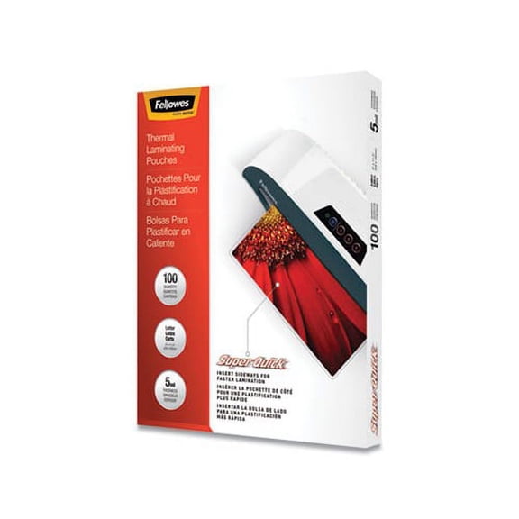 ImageLast Laminating Pouches with UV Protection 5 mil, 9" x 11.5", Clear, 100/Pack