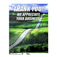 thumbnail image 1 of Imagemat M0758Gb2260A Country Road Glossy Back Paper Floor Mat - 500 Per Box, 1 of 1