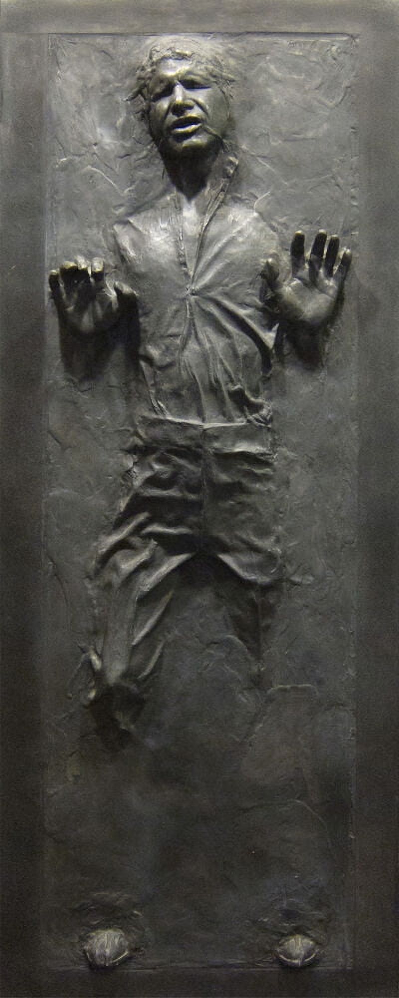 Autocollant Mural Star Wars - Han Solo En Carbonite Pour Porte - 77x200cm - Vinyle Haute Qualité