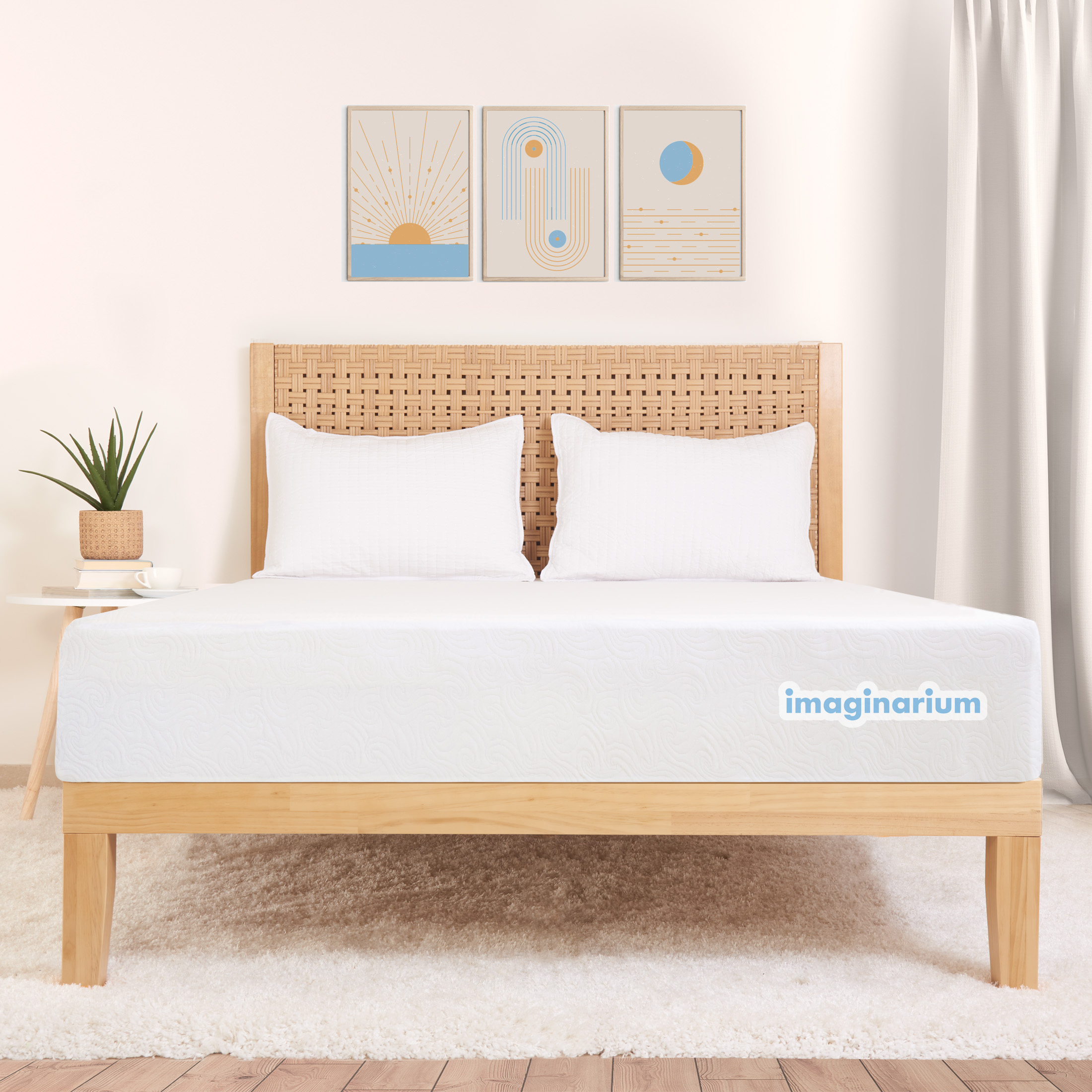 Imaginarium 10" Hybrid of Memory Foam and Coils Mattress with Antimicrobial Treated Cover, King - image 1 of 6