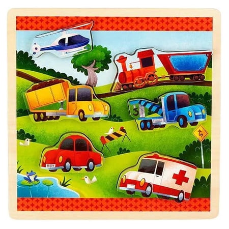 Imaginarium Chunky 8 Piece Puzzle ~ Vehicles Themed Puzzle