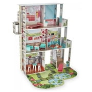 Imaginarium 3-Story Wooden Garden Dollhouse with Elevator and Furniture
