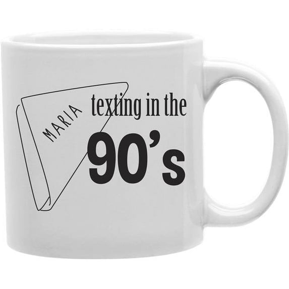 Imaginarium Goods CMG11-IGC-TEXT90 Text90 - Maria Texting In The 90 S Mug