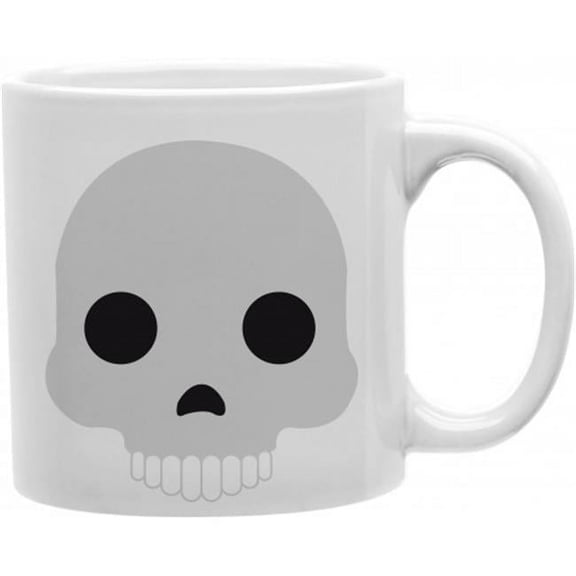 Imaginarium Goods Skull Emoji 11 oz Ceramic Coffee Mug