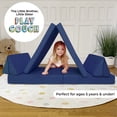 thumbnail image 1 of Imaginarium Kids Junior Play Couch, Navy Blue, 1 of 10