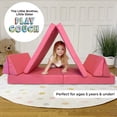 thumbnail image 1 of Imaginarium Kids Junior Play Couch, Pink, 1 of 9