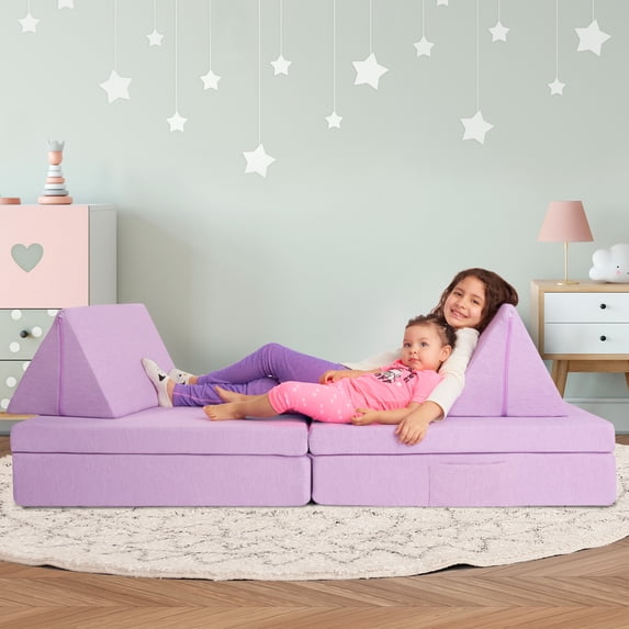 Imaginarium Kids Play Couch, Unicorn Purple