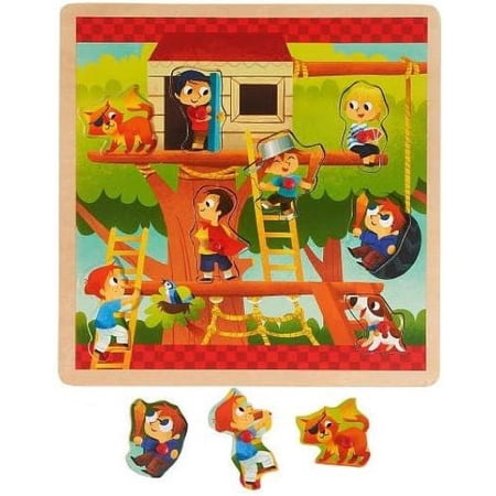 Imaginarium Peg Puzzle 8-Piece - Treehouse