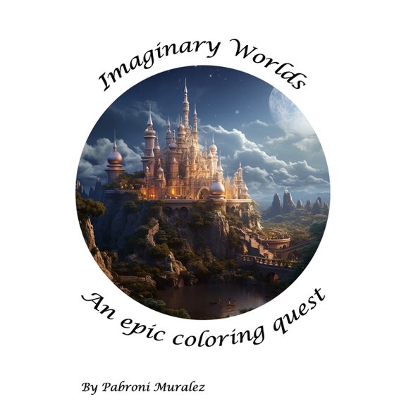 Imaginary Worlds : An Epic Coloring Quest (Paperback)