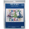 thumbnail image 1 of Imaginating Counted Cross Stitch Kit 10.5"X7.75"-Trick Or Treat (14 Count), 1 of 2
