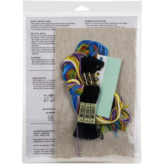 Imaginating Counted Cross Stitch Kit 14.4"X5"-Halloween Hocus Pocus (14 Count)