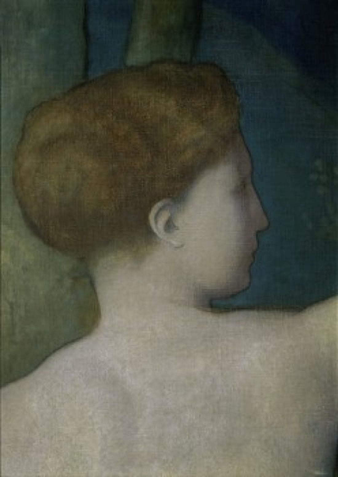 The Imagination (Detail)  [LImagination (Detaille)] Pierre Puvis de Chavannes (1824-1898French) Private Collection Japan Canvas Art - Pierre Puvis de Chavannes (18 x 24)