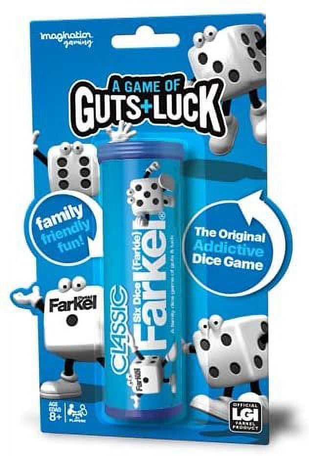Imagination Gaming FARKEL Dice Tube, The Classic Addictive Game of Guts