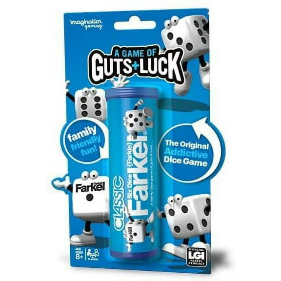 Imagination Gaming FARKEL Dice Tube, The Classic Addictive Game of Guts