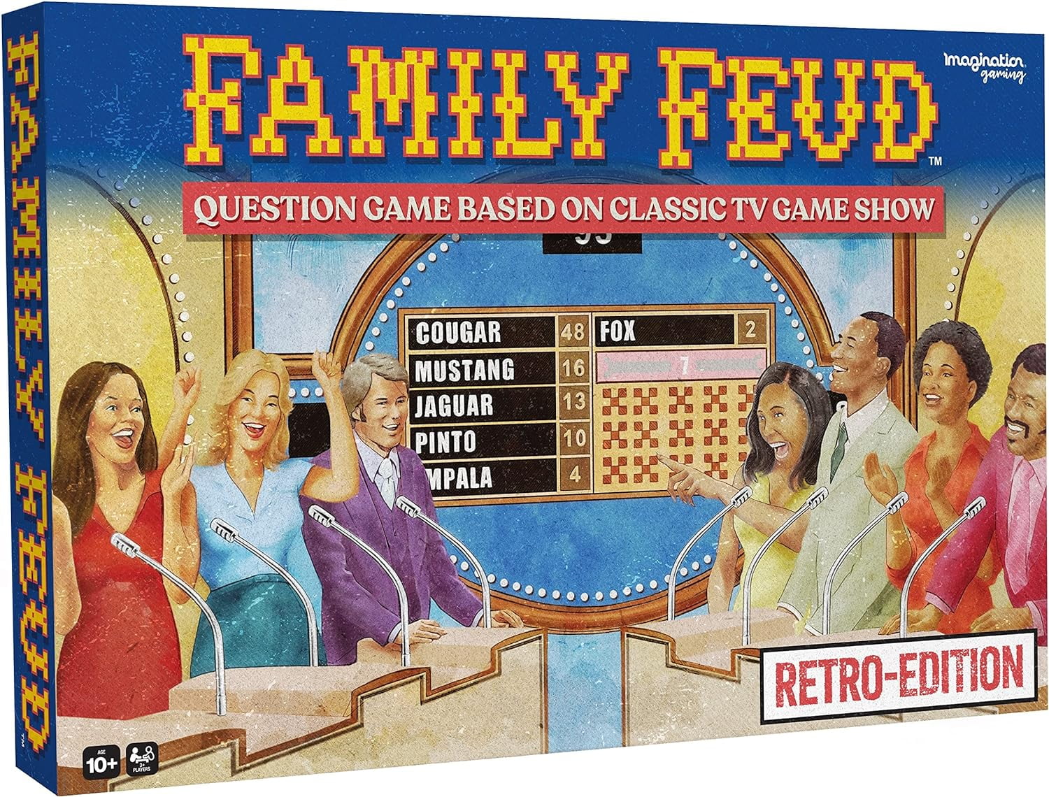 Imagination Gaming Unisex Adult Family FEUD Retro Edition Card Game