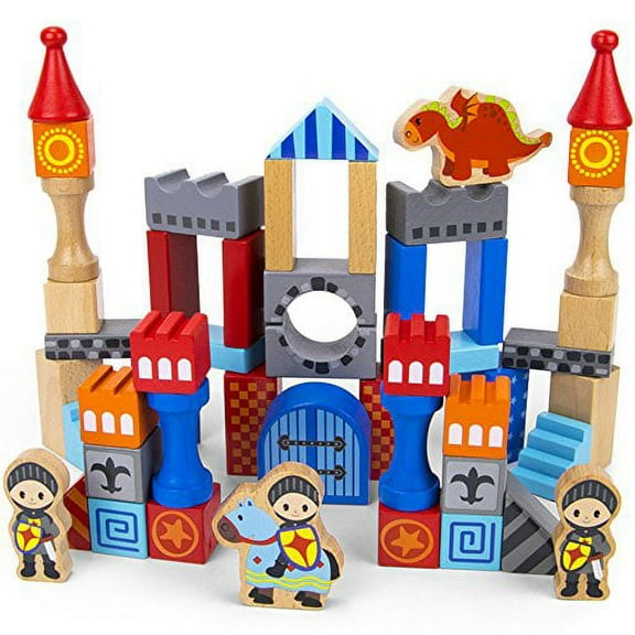 Imagination Generation Heroic Knights Wood Castle Building Blocks & Figures Toy