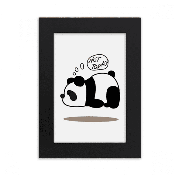 Imagination Panda Floating Eyes Desktop Photo Frame Picture Display Art Painting Exhibit
