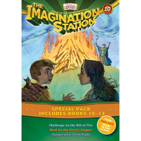 Imagination Station Books Imagination Station Books 3-Pack: Challenge on the Hill of Fire / Hunt for the Devil's Dragon / Danger on a Silent Night, (Paperback)
