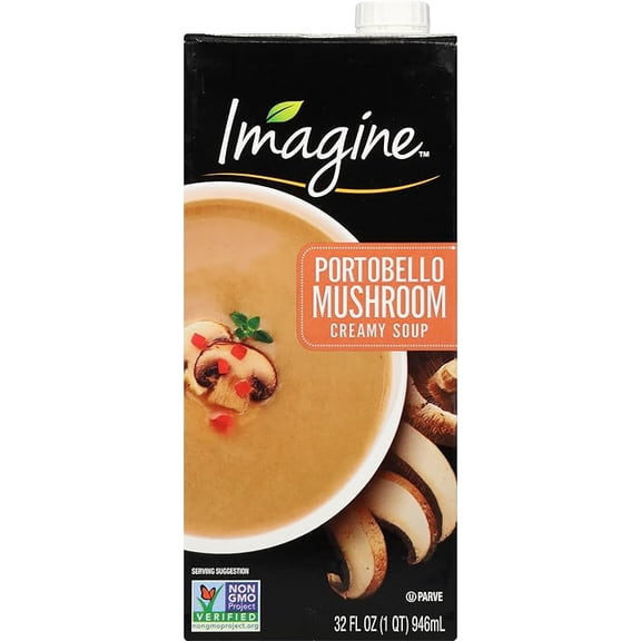 Imagine Creamy Portobello Mushroom Soup 32 oz ( Pack of 2 )