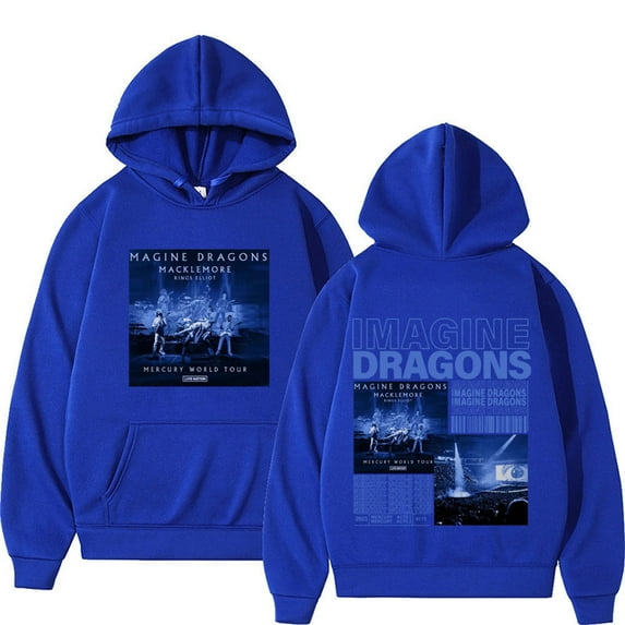 Imagine Dragon World Tour 2024 Album Hoodies for Men Hip Hop Style Streetwear Sweatshirt Man Casual Long Sleeve Oversized Hoodie