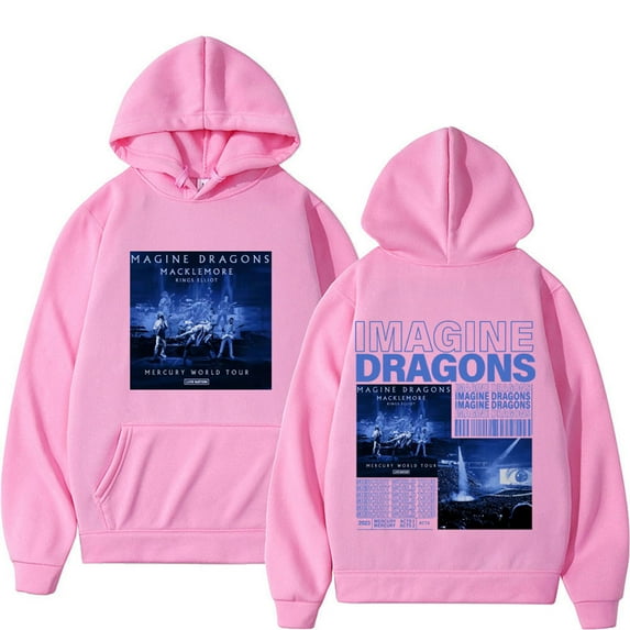 Imagine Dragon World Tour 2024 Album Hoodies for Men Hip Hop Style Streetwear Sweatshirt Man Casual Long Sleeve Oversized Hoodie