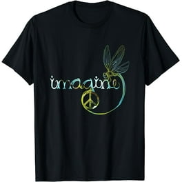 Dragonfly, Peace, Hippie, Love, Imagine T-Shirt Dragonfly, Peace, Hippie, Love, Imagine T-Shirt