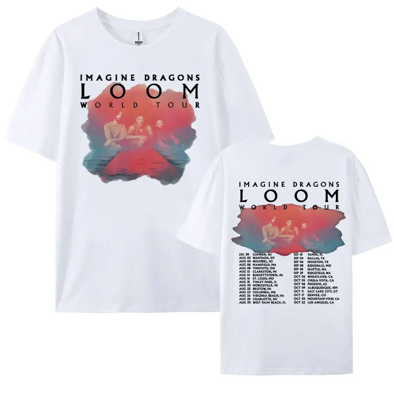 Imagine Dragons T-shirt officiel pour homme Bleu Taille XXL, bleu, XX-Large