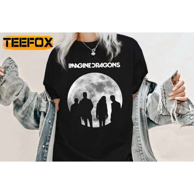 Imagine Dragons Band Music Moon Black TShirt