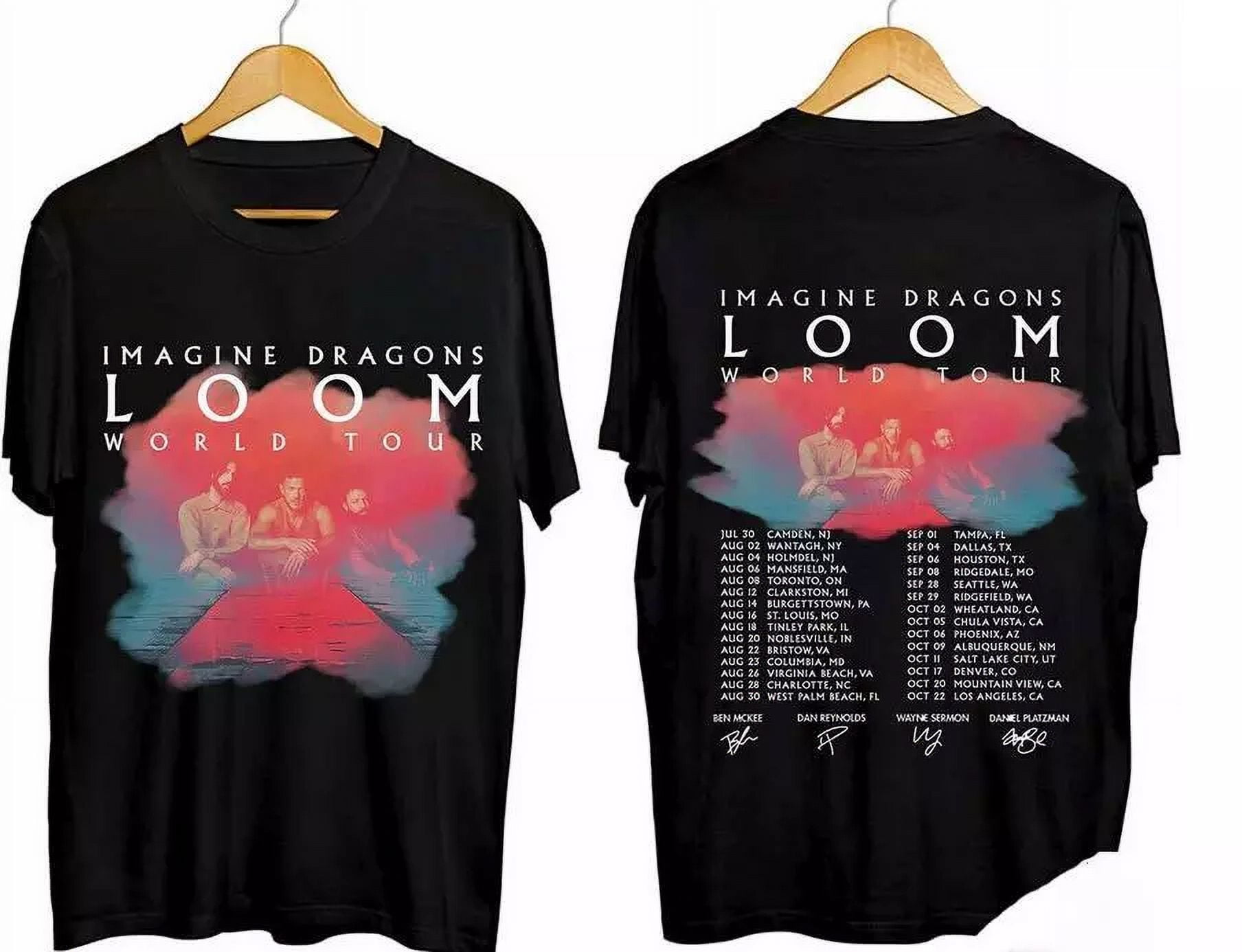 Imagine Dragons Loom Tour 2024 Signature TShirt Concert 2024 TShirt