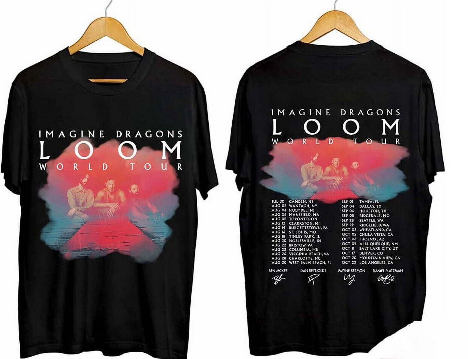 Imagine Dragons Loom Tour 2024 Signature TShirt, Concert 2024 T