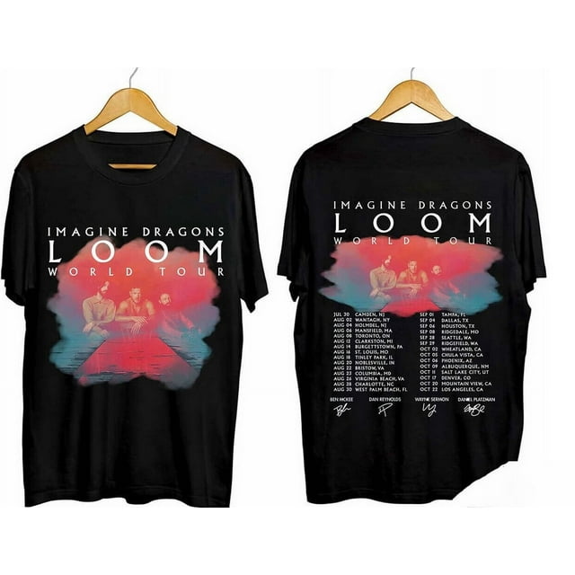 Imagine Dragons Loom Tour 2024 Signature TShirt, Concert 2024 T