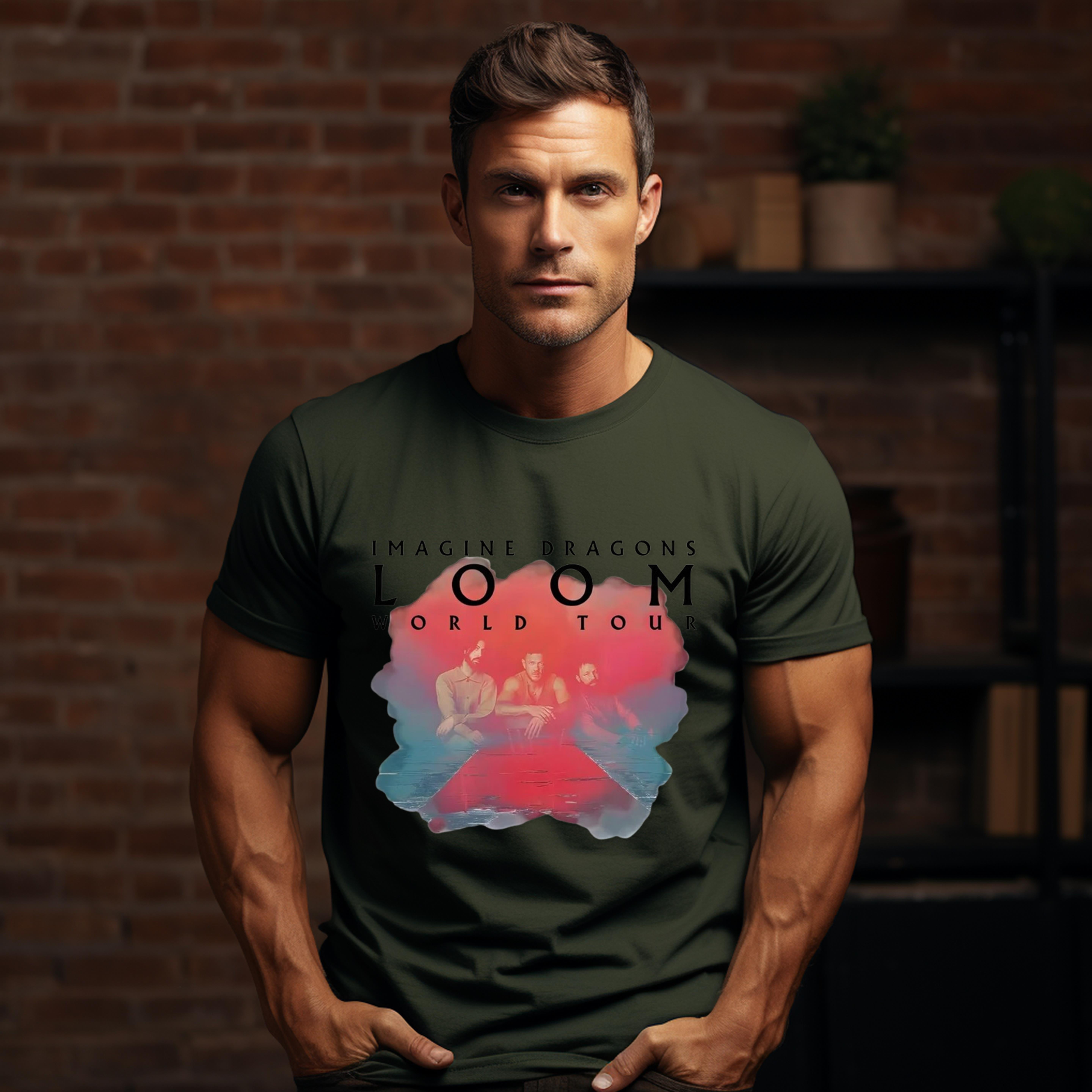 Imagine Dragons Loom Tour 2024 Unisex TShirt, Imagine Dragons Band