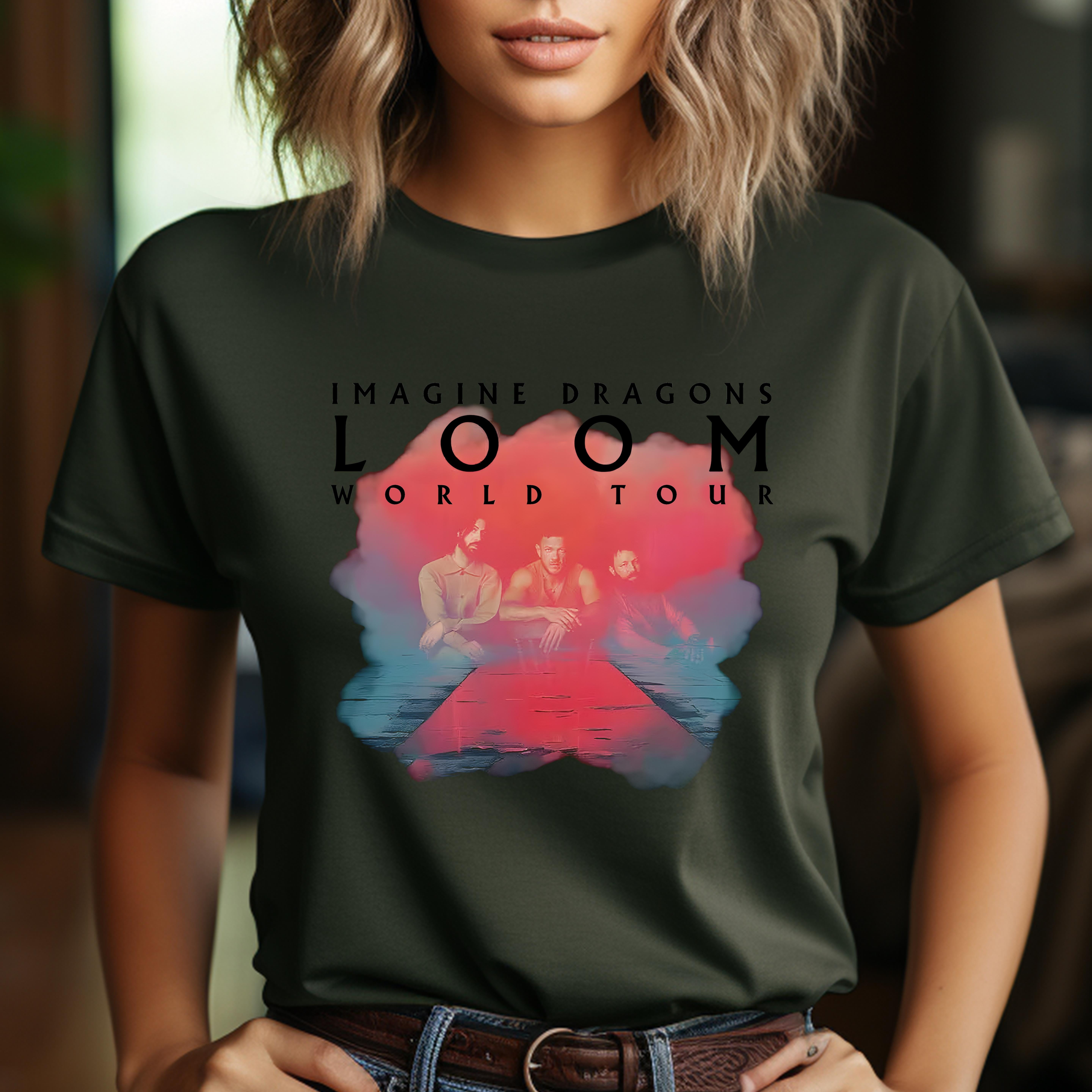 Imagine Dragons - Loom Tour 2024 Unisex T-Shirt, Imagine Imagine Dragons - Loom Tour 2024 Unisex T-Shirt, Imagine