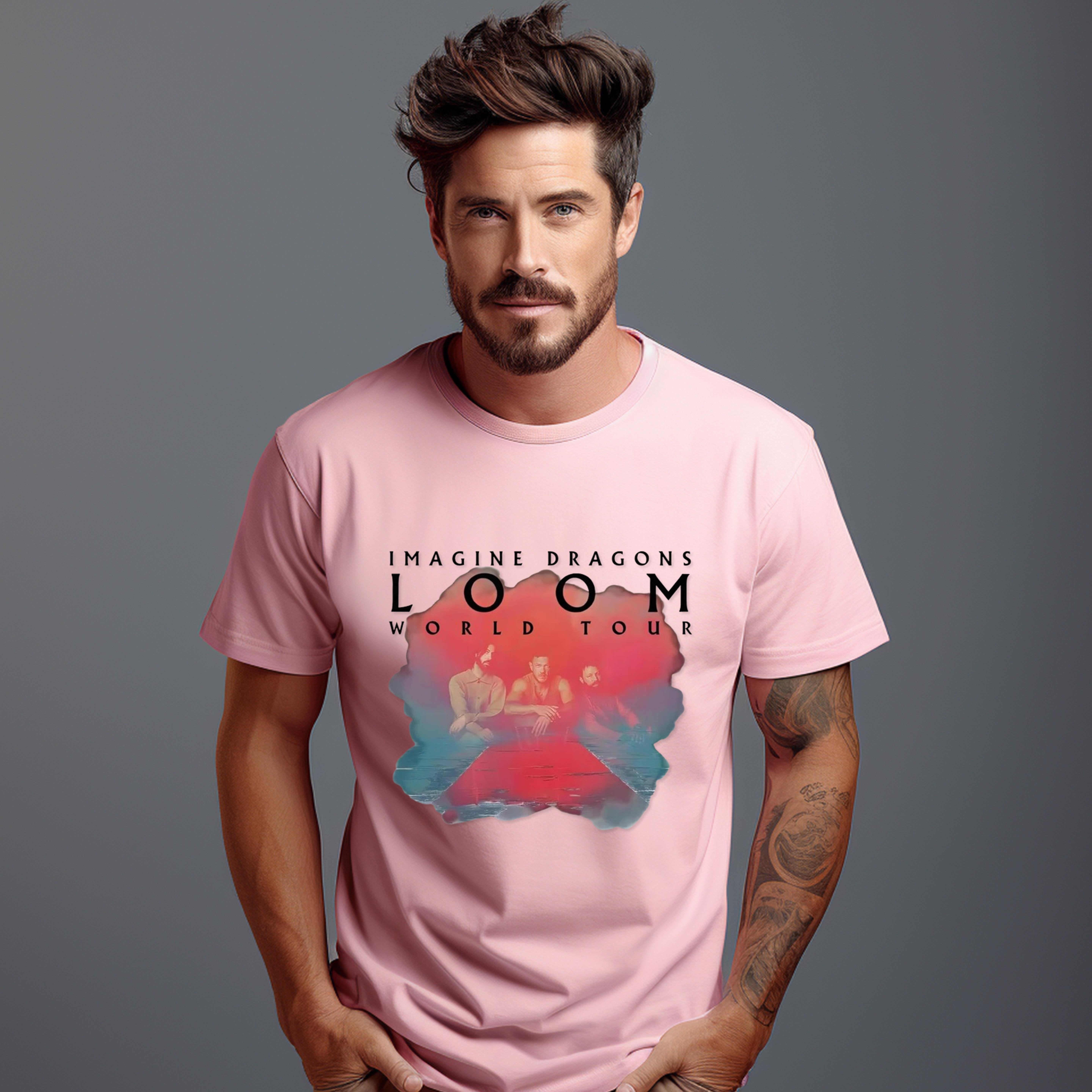 Imagine Dragons Loom Tour 2024 Unisex TShirt, Imagine Dragons Band Fan Shirt, Imagine Dragons