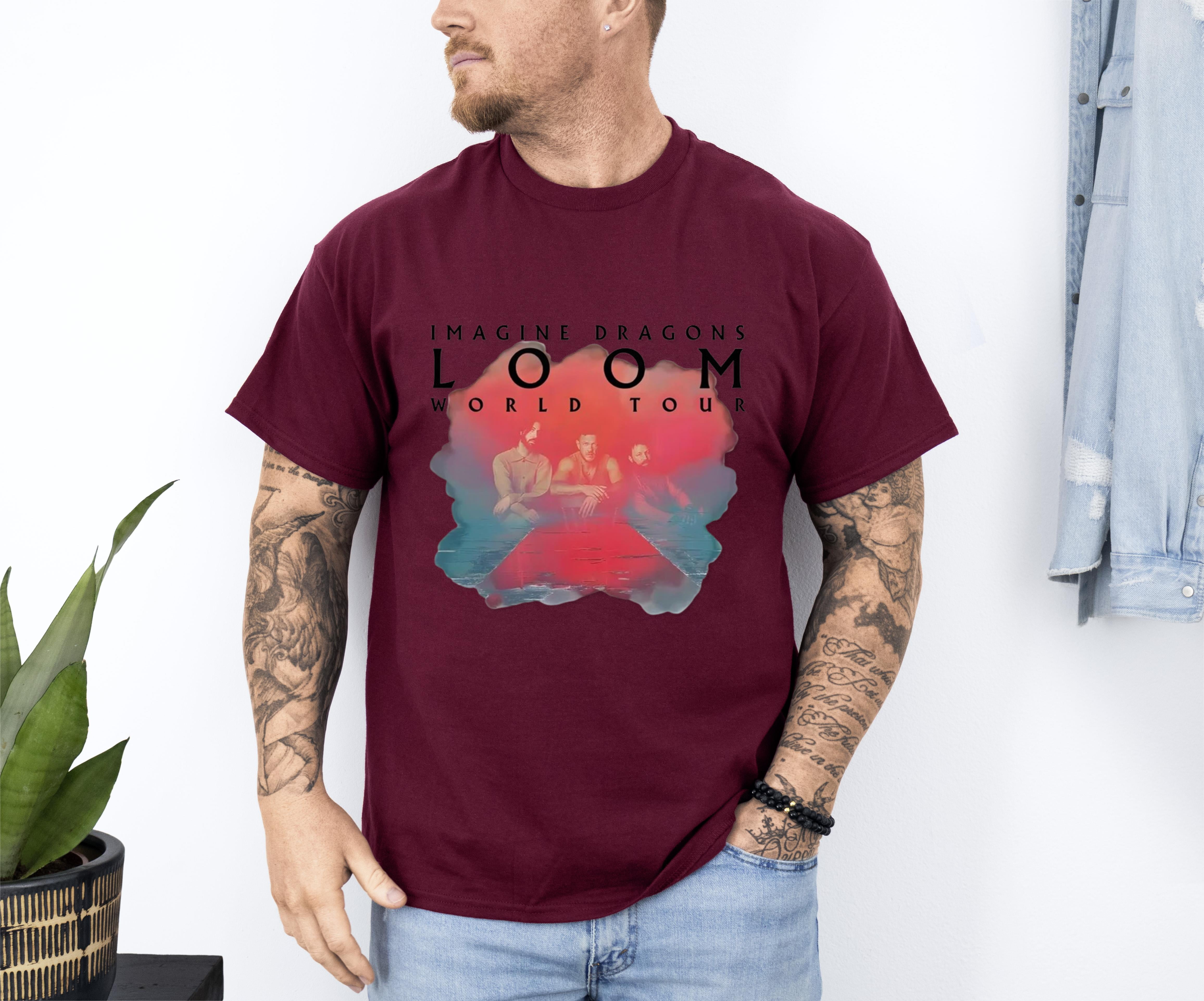 Imagine Dragons Loom Tour 2024 Unisex TShirt, Imagine Dragons Band