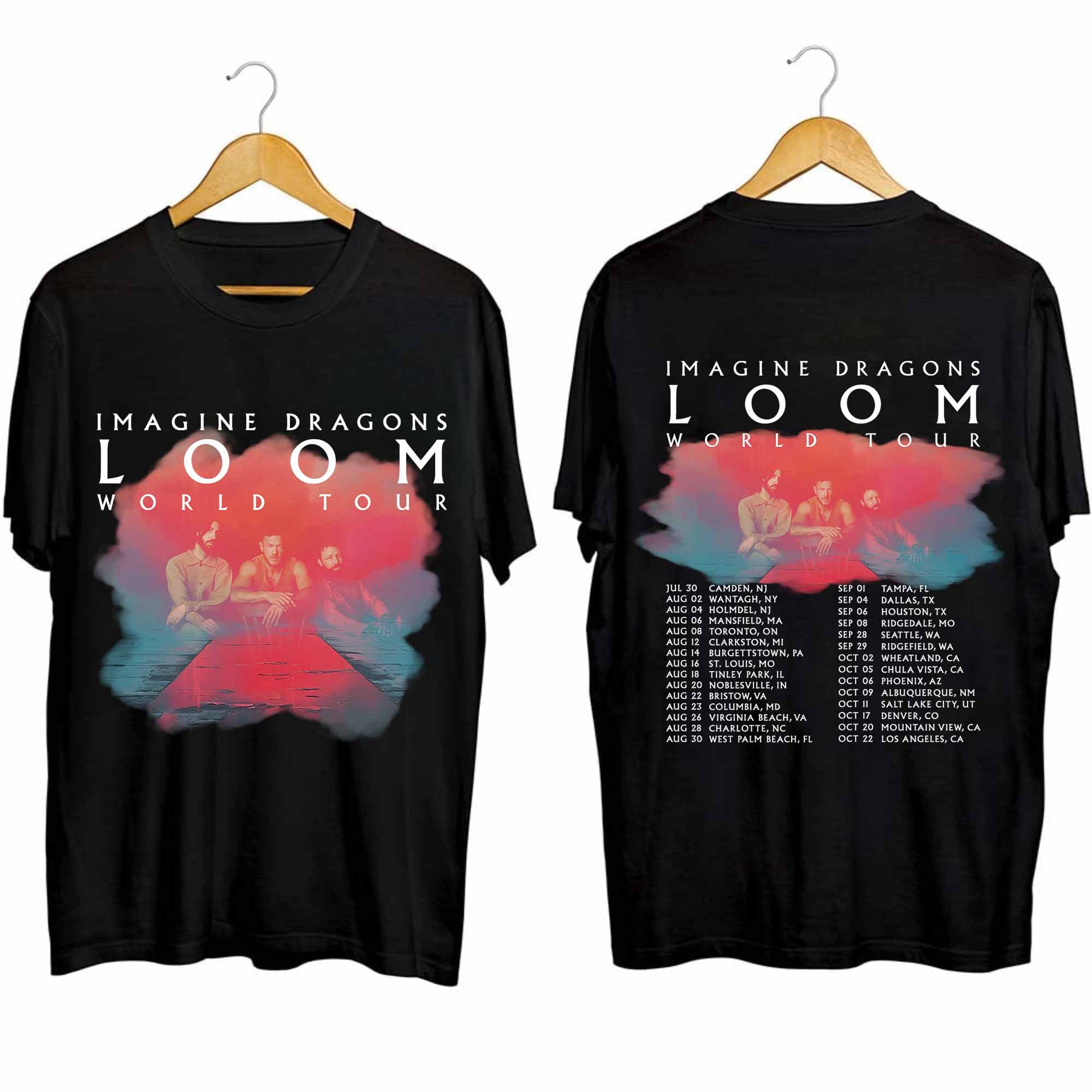 Imagine Dragons Loom Tour 2025 Shirt, Imagine Dragons Band Fan Shirt