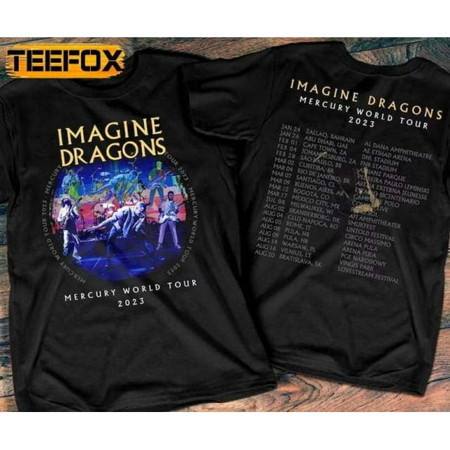 Imagine Dragons Mercury World Tour 2023 Band On Stage TShirt