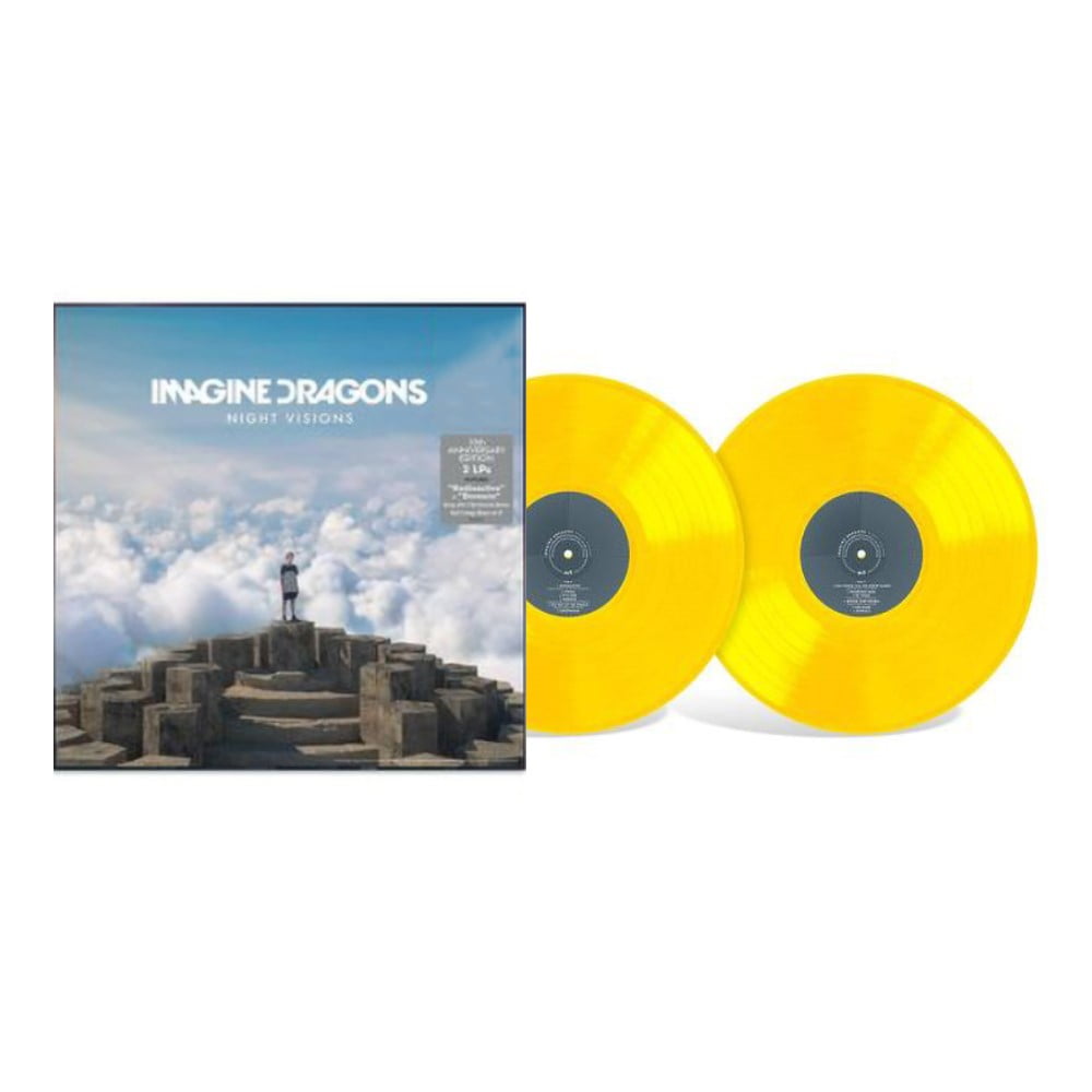 Imagine Dragons Night Visions Exclusive Canary Yellow Color Vinyl 2x