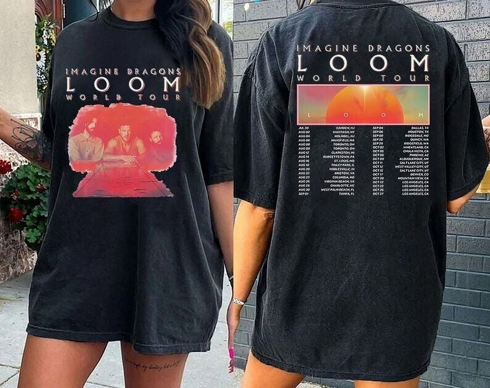 Imagine Dragons Tour Shirt, Imagine Dragons Loom World Tour Shirt, Tour